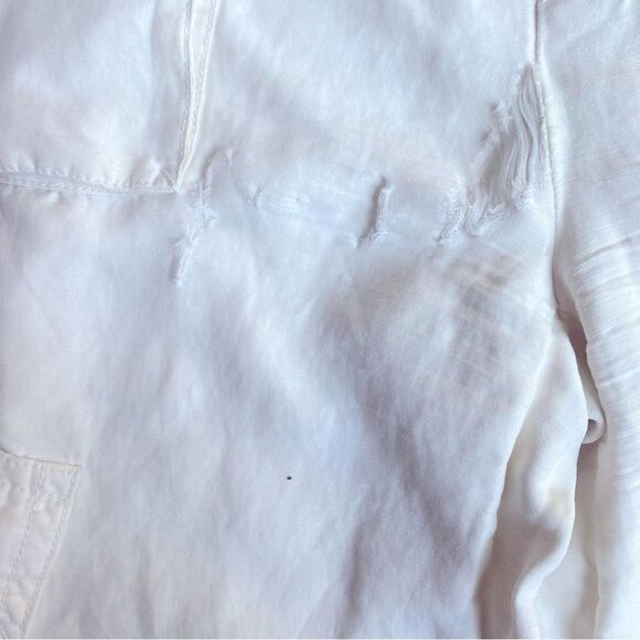 VINCE Linen Wide Leg Cargo Pants Size 8 - Picture 5 of 6